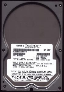 HDS721616PLA380 MLC:BA2358 CHS:16383/16/63 P/N:0Y30006